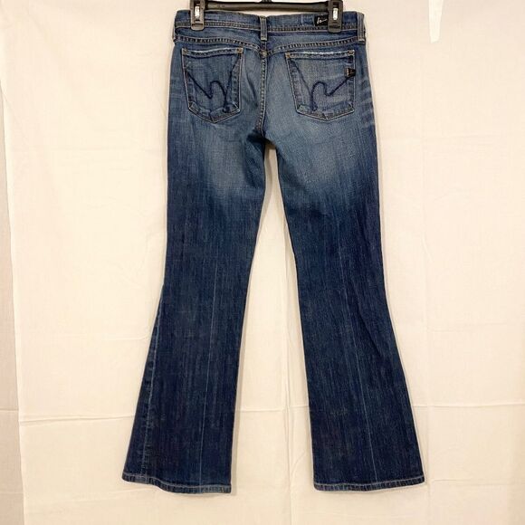 Citizens of Humanity Jeans Ingrid # 002 Low Waist Flare Stretch size 28 (5-6) - Picture 4 of 10